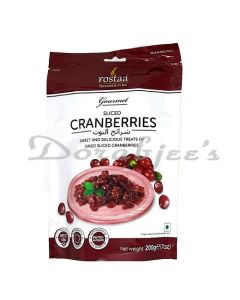 ROSTAA SLICED CRANBERRIES 200G