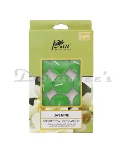 PAN AROMAS SENTED CANDLE JASMINE 150G 15PK