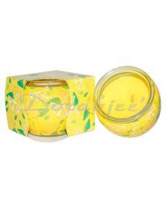 PAN AROMAS SHRINK SLEEVE GLASS CANDLE LEMON GRASS  85 G