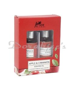 PAN AROMAS FRAGRANCE SCENTED OIL APPLE CINNAMON 20ML