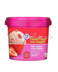 BASKEN ROBBINS ICE CREAM FRUIT STRAWBERRY 100 ML