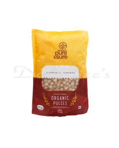 PURE AND SURE ORGANIC PULSES KABULI CHANA 500G