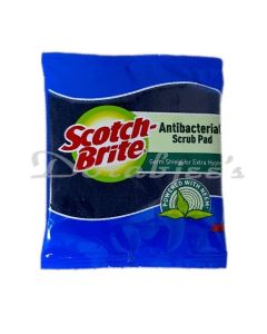 SCOTCH BRITE ANTI BACTERIAL SCRUB PAD 2.75 X 4