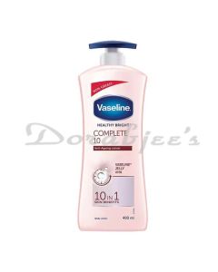 VASELINE HEALTHY BRIGHT COMPLETE 10 BODY LOTION BOTTLE OF 400 ML