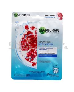 GARNIER HYDRA BOMB POMEGRANATE FACE MASK BLUE