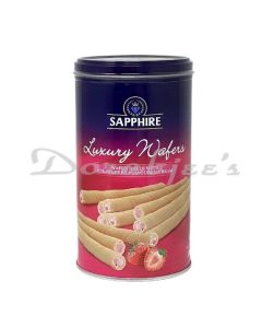 SAPPHIRE LUXURY WAFER ROLLS STRAWBERRY 300G