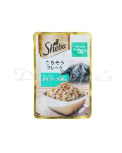 SHEBA CAT FOOD FISH WITH DRY BONITO FLAKE 35 G