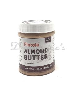 PINTOLA UNSWEETENED CREAMY ALMOND BUTTER 200G