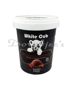 WHITE CUB VEGAN ICE CREAM HAZELNUT N CHOCOLATE 500ML