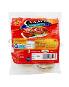 REPUBLIC OF CHICKEN FROZEN  BURGER PATTY  - CHICKEN FROZEN 1KG