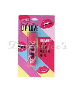 LAKME LIP LOVE CHAP LIP GEL LIP CARE STICK LIP GLOSS STRAWBERRY