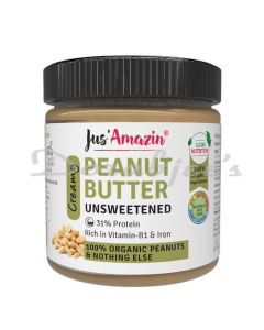 JUSAMAZIN ORGANIC PEANUT BUTTER CREAMY 200G