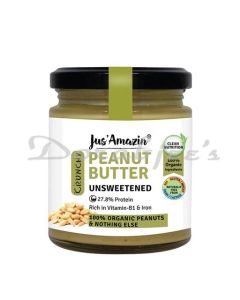 JUSAMAZIN ORGANIC PEANUT BUTTER CRUNCHY 200G