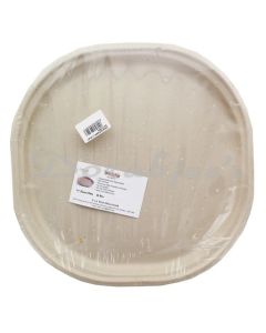 CHUK BIO DEGRADABLE BAGASSE EATSAFE 11 PLATES 25 NOS