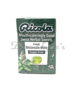 RICOLA SUGAR FREE SWEETS  FRESH MOUNTAIN MINT 45G