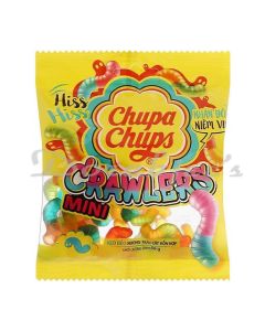 CHUPA CHUPS SOUR CANDY CRAWLERS MINI 160G