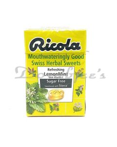 RICOLA SUGAR FREE SWEETS  LEMON MINT SWEET 45G