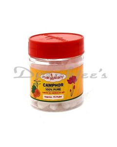 MANGALAM CAMPHOR TABLETS 75 POOJAS JAR 50G