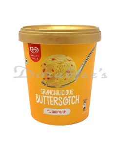 KWALITY WALLS ICE CREAM BUTTERSCOTCH  TUB 700 ML