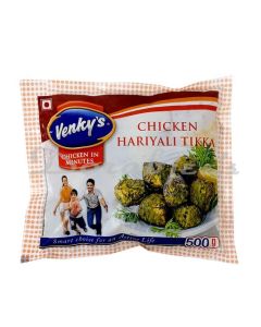 VENKYS FROZEN CHICKEN  HARYALI TIKKA 500 G