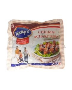 VENKYS FROZEN CHICKEN  ACHARI TIKKA 500 G