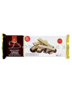 KRAVOUR WAFER ROLL CHOCOLATE 120G