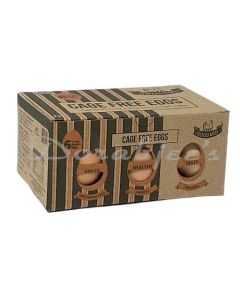 GOOD CAGE FREE EGGS BROWN 6 PC