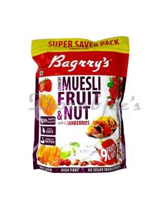 BAGRRYS MUESLI  CRANBERRY 750G P