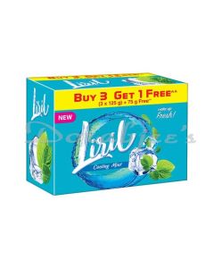 LIRIL COOLING MINT SOAP  3 X125 G PLUS75G