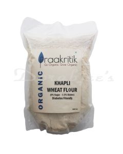 PRAAKRITIK ORGANIC  KHAPLI ATTA 1 KG