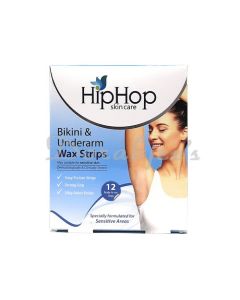 HIP HOP BIKNI UNDERARM WAX STRIPS 12S