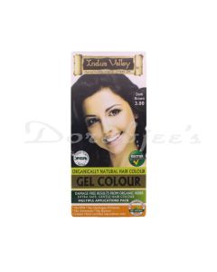 INDUS VALLEY HAIR COLOR HAIR GEL DARK BROWN 3.0 20G PLUS 200ML