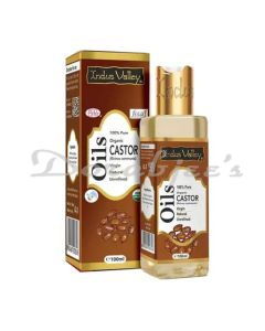 INDUS VALLEY PURE AND ORGANIC CASTOR CARRIER OIL 100ML