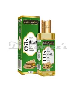 INDUS VALLEY PURE AND ORGANIC SESAME CARRIER OIL 100ML