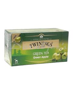 TWININGS GREEN TEA GREEN  APPLE 25S