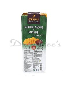 CORNITOS NACHOS 40G+ JALAPENO SALSA DIP TRY