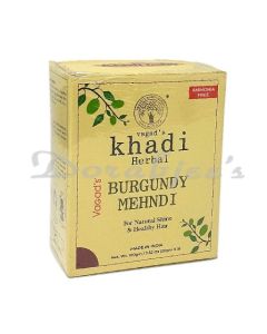 KHADI NATURAL BURGUNDY MEHANDI 100G