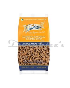 GUSTORA PASTA WHOLE WHEAT FUSILLI PASTA 500G