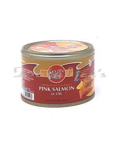 GOLDEN PRIZE PINK SALMON IN OIL 140G