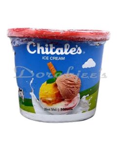 CHITALE STRAWBERRY ICE CREAM 500ML