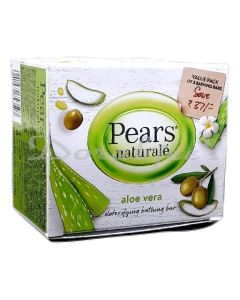 PEARS SOAP NATURAL ALOE VERA 125X3G