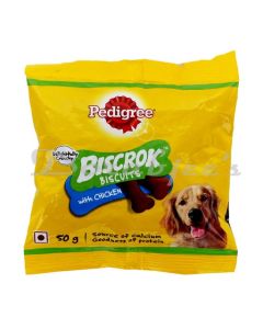 PEDIGREE BISCROK DOG BISCUITS WITH CHICKEN 50G