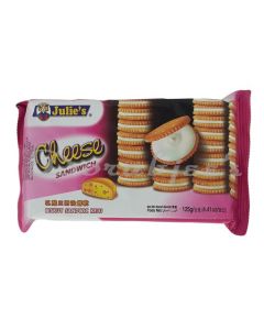 JULIES CHEESE SANDWICH BISCUIT 125G