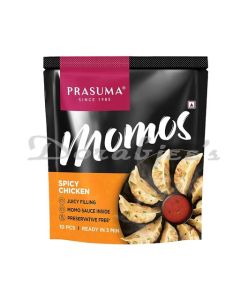 PRASUMA FROZEN MOMOS SPICY CHICKEN 10 PIECES FROZEN 220G