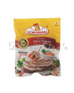 ZORABIAN FROZEN CHICKEN OLIVE SALAMI 250G