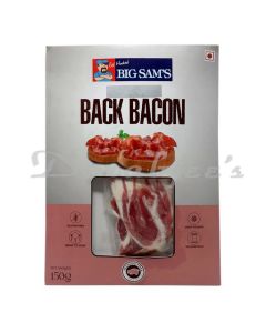 BIG SAMS PORK BACK BACON 150G