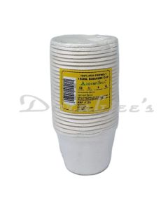 ADVANTECH BIO DEGRADABLE BAGASSE CUP PACK OF 25 150ML