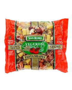 SAN REMO VEG PASTA SHAPES NO 120 375G