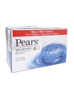 PEARS SOFT & FRESH SOAP BUY 3 GET 1FREE