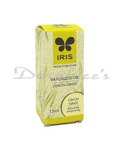 IRIS HOME FRAGRANCE VAPORISER OIL LEMON GRASS 15ML